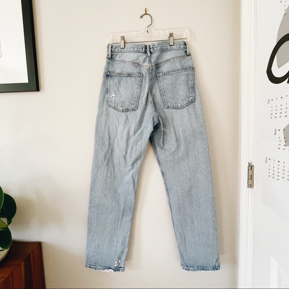 AGOLDE 90’s Loose Fit Light Wash Jeans SZ 26 A069C- 1141 - Picture 3 of 8